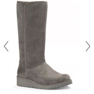 Ugg Kara Tall Demi-Wedge Boots. Size 9